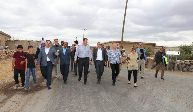 Başkan Canpolat ve Vali Ayhan Haliliye Kırsalına Çıkarma Yaptı 