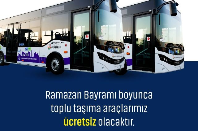 Bayramında Büyükşehir Otobüsleri Ücretsiz