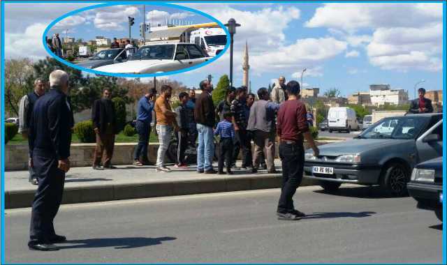 Beykapısı’nda trafik kazası:1 yaralı