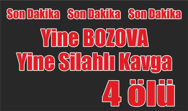 Bozova'da yine arazi kavgası 4 Ölü