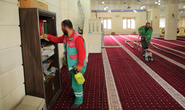 Camiler ramazan ayı için temizleniyor