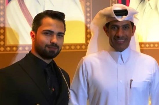 Efe Gazi Subaşı, Katar'ın Ankara Büyükelçisi Salim Bin Mübarek Al Şafi ile bir araya geldi 