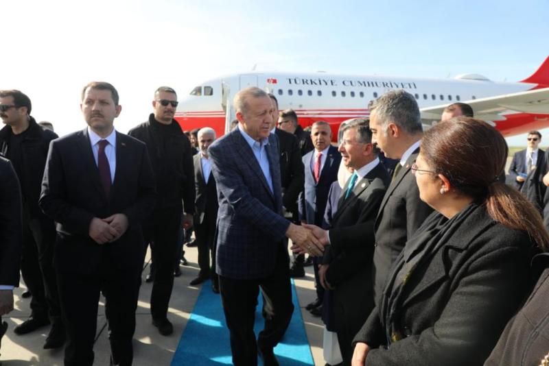 Erdoğan, Urfa’da afet konutlarının temelini attı