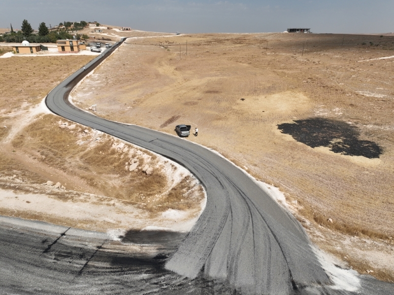 Harran’da yollar asfaltlanıyor