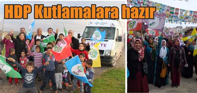 HDP Urfa’da kutlama hazırlıklarına başladı