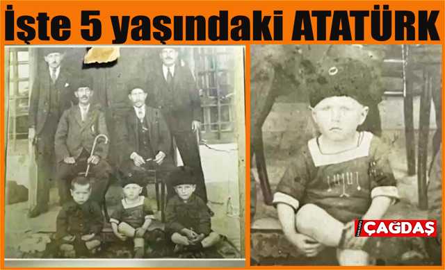 İşte 5 yaşındaki Atatürk 