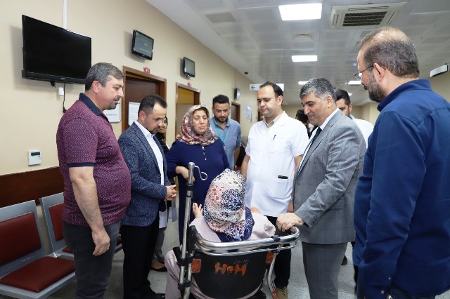 Sağlık Müdürü’nden Mehmet Akif İnan Eğitim ve Araştırma Hastanesine ziyaret 