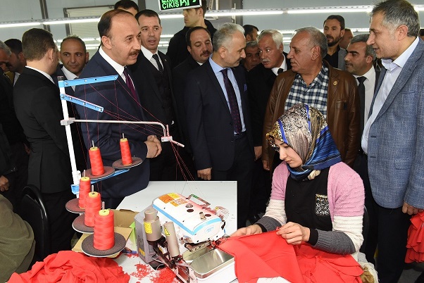Viranşehir VGS Tekstil Törenle Açıldı