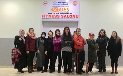 Akçakale’de kadınlara özel fitness kursu