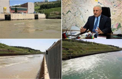 Atatürk Barajı'ndan Harran Ovası'na su verilmeye başlandı..