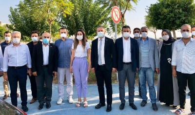 Aziz Aydınlık için CHP Heyeti Mersin’e gitti