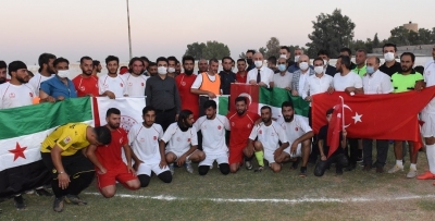  Barış Pınarı Futbol Turnuvasında Dostluk Kazandı