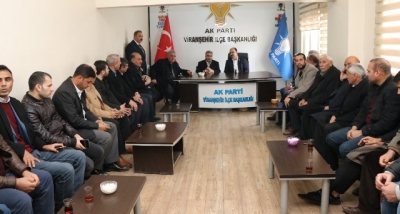Başkan Çiftçi, Viranşehir'de parti teşkilatı ile buluştu