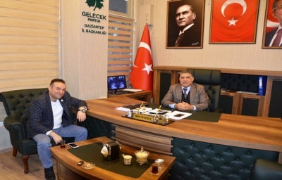 Başkan Mehmet Danaoğlu’ndan, İl Başkanı Bekir Öztekin’e Ziyaret