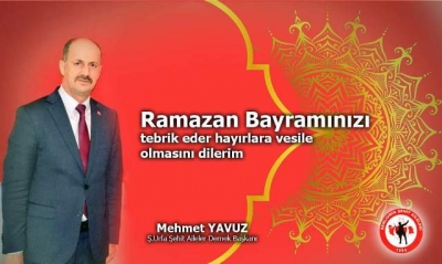 Başkan Yavuz'un Ramazan Bayramı Mesajı