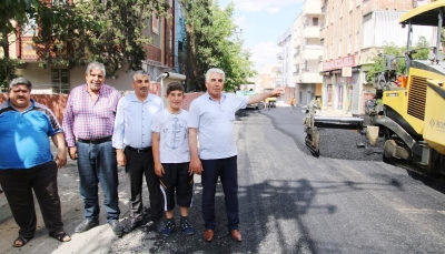Büyükşehir Eyyübiye’de mahalle yollarını güçlendiriyor