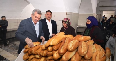 Büyükşehir’den aşevine halk ekmek desteği