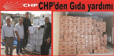 CHP'den fakir ailelere gıda yardımı