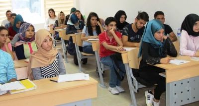 Eğitim merkezine öğrencilerden yoğun ilgi -VİDEOLU-