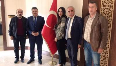 Erbil Aydınlık, ziyaretlerine devam ediyor