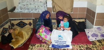 Eyyübiye belediyesi’nden yardıma muhtaç ailelere yardım-VİDEOLU-