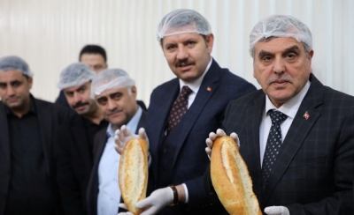 Halk ekmek fabrikasında üretim başladı