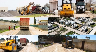 Harran Toki bölgesinde asfalt çalışmaları sürüyor