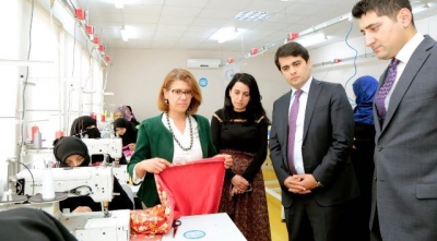 Harran'da tekstil atölyesi açıldı