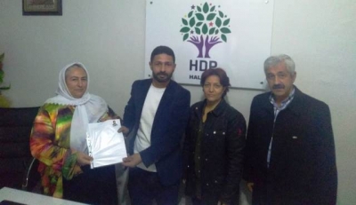 HDP’li Abdulstar Söğüt Meclis üyeliği başvurusunu yaptı