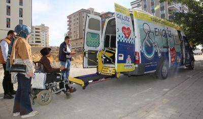 Karaköprü’de engelli vatandaşlara ücretsiz ulaşım: 