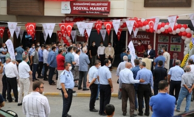 Karaköprü’de Sosyal Market Açıldı