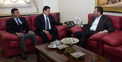 Kültür Ve Turizm Bakanı Ünal Vali Küçük’ü ziyaret etti