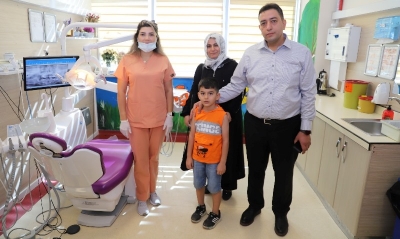 Müdür Solmaz Diş Hastanesini ziyaret etti.