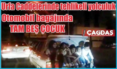 Otomobil Bagajında Tehlikeli Yolculuk Kamerada-VİDEOLU-