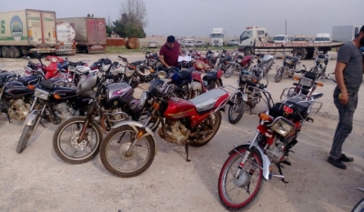 Şanlıurfa’da 48 çalıntı motosiklet ele geçirildi 