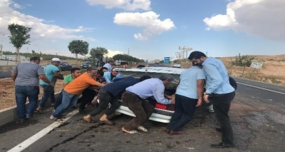 Şanlıurfa’da trafik kazası:4 yaralı
