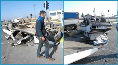 Şanlıurfa’da trafik kazası: 3 yaralı 