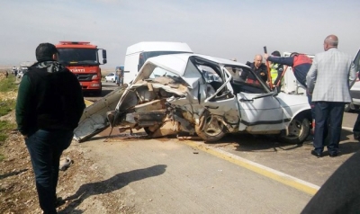 Şanlıurfa’da zincirleme trafik kazası: 2 ölü, 4 yaralı 