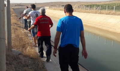 Sulama kanalına düşen Suriyeli çocuk boğuldu 