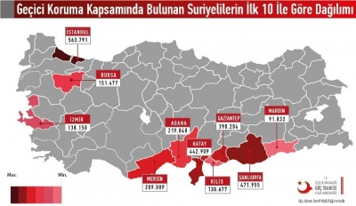 Suriyeliler en çok İstanbul'u, en az Bayburt'u tercih ediyor 