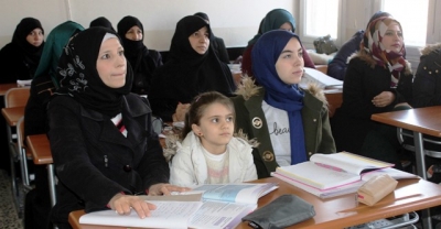 Suriyeliler Türkçe öğreniyor 