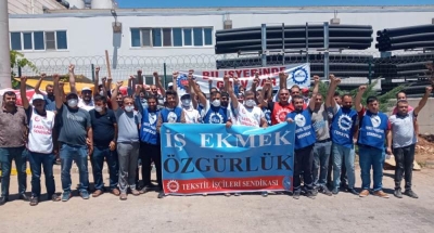 Türkmen’den grevdeki işçilere dayanışma ziyareti