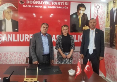 Urfa Çağdaş Medya Grubu’ndan DYP İl Başkanı Güneş'e ziyaret