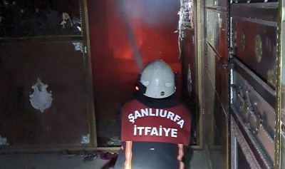 Urfa'da bir ev ateşe verildi –VİDEOLU-