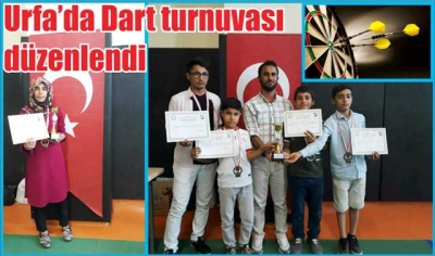 Urfa’da Dart turnuvası yapıldı