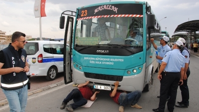 Urfa'da halk otobüsleri denetlendi