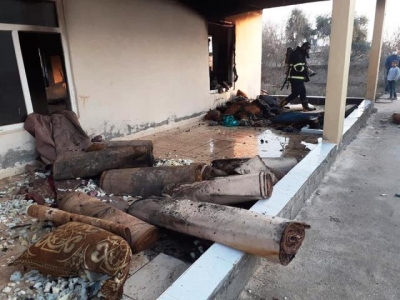 Urfa’da taziye evi yandı
