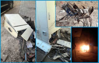 Viranşehir’de Elektrik Panoları Tahrip Edildi