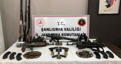 Viranşehir’de kaçak silah operasyonu