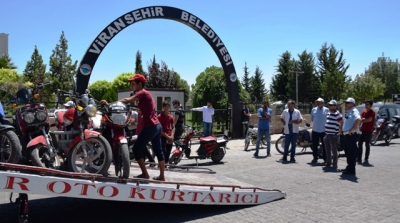 Viranşehir'de Motosiklet uygulaması